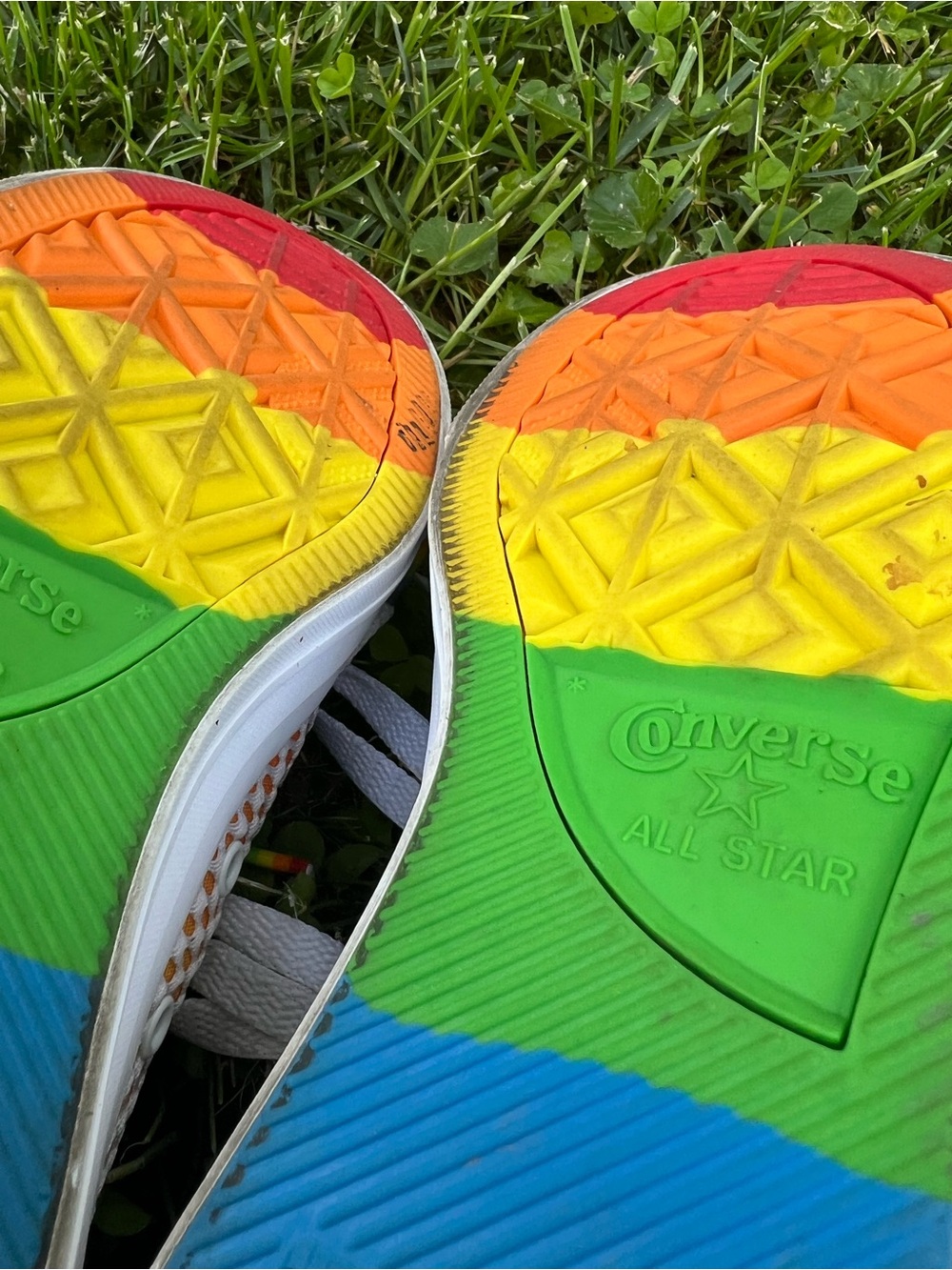 Converse Chuck Taylor All Star Pride Mesh High Top Shoes Size M 7/W 9 - Picture 13 of 14